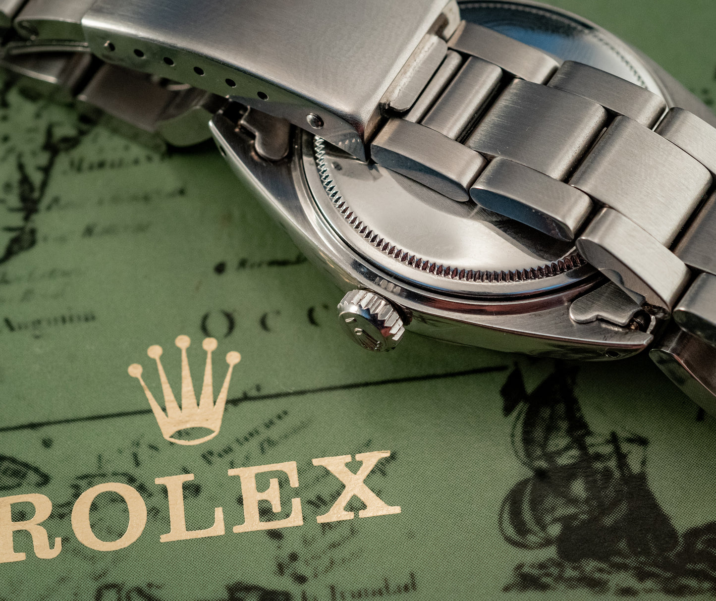 Rolex Datejust 36mm 18K White Gold And Steel Black Diamond Fluted Bezel Ref 1601