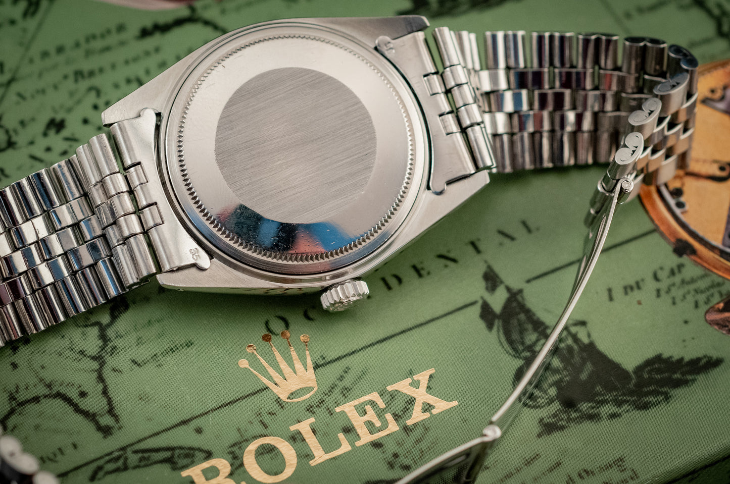 Rolex Datejust 36MM Stainless Steel Fluted Jubilee Silver Dial Ref 1603