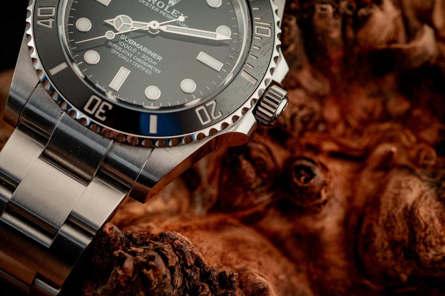 Rolex Submariner December 2021 Black No-date Full Set 41mm Box And Papers Ref 124060