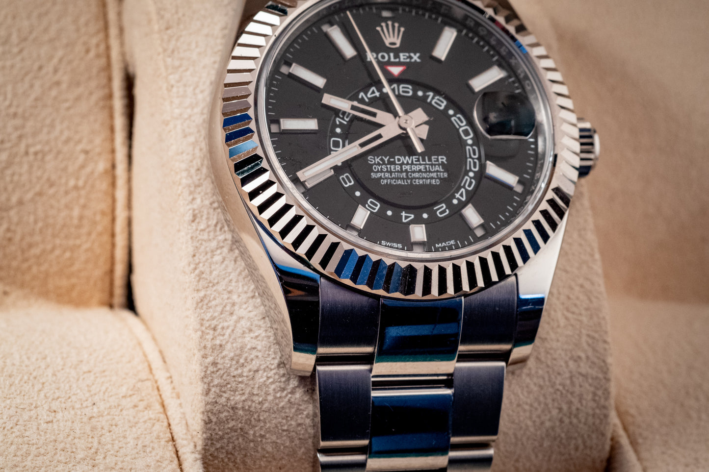 Rolex Sky Dweller 42mm Black Dial 2023 Box And Papers Ref 326934