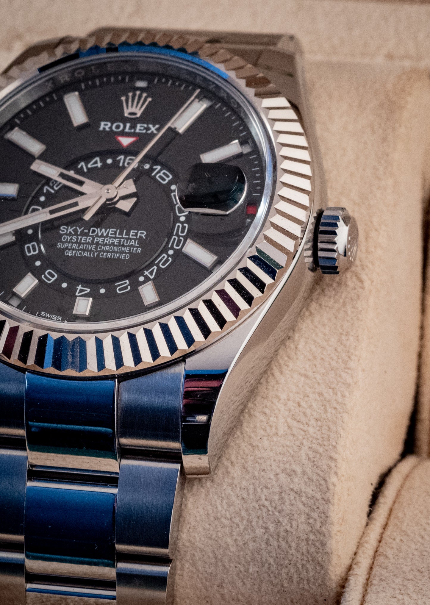 Rolex Sky Dweller 42mm Black Dial 2023 Box And Papers Ref 326934