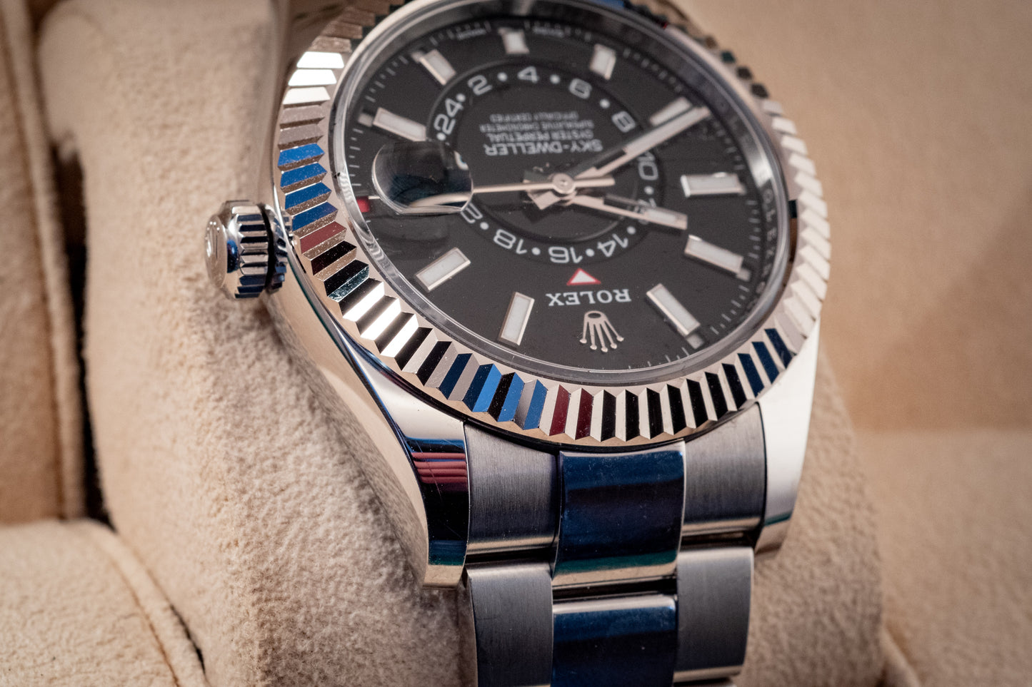 Rolex Sky Dweller 42mm Black Dial 2023 Box And Papers Ref 326934