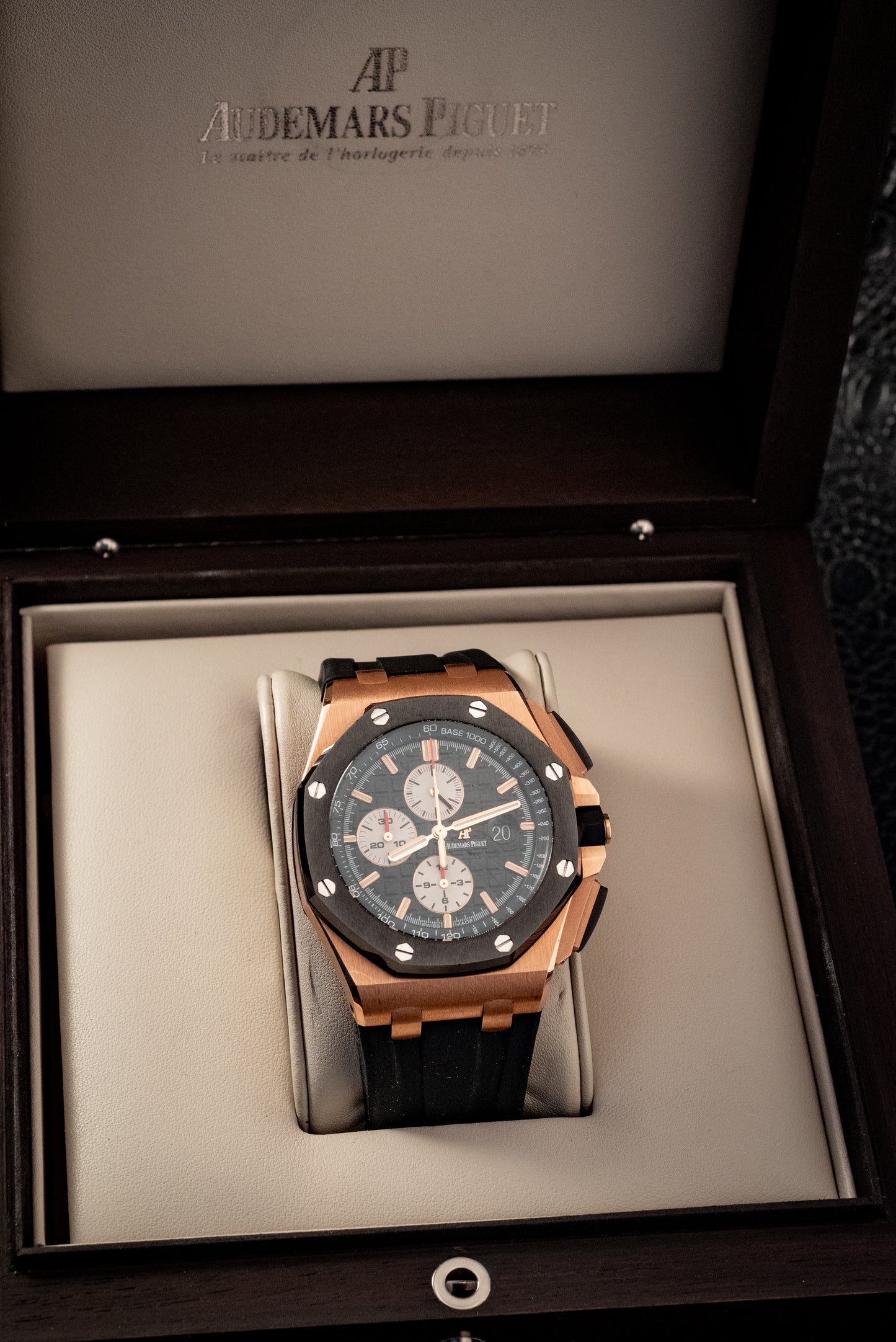 Audemars Piguet Royal Oak Offshore Chronograph 44MM Box And Archive Papers Ref 26400RO.OO.A002CA.01