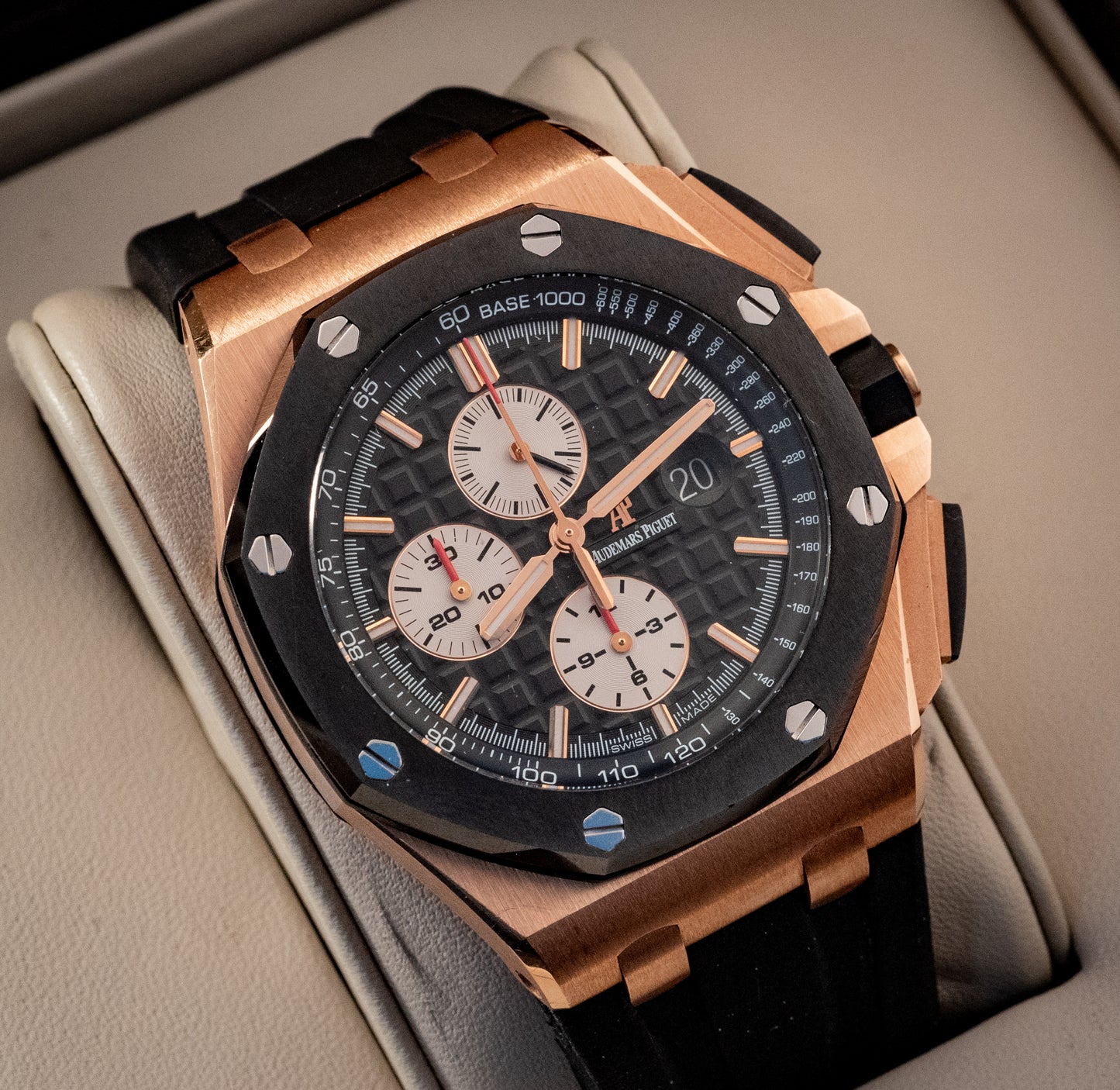 Audemars Piguet Royal Oak Offshore Chronograph 44MM Box And Archive Papers Ref 26400RO.OO.A002CA.01