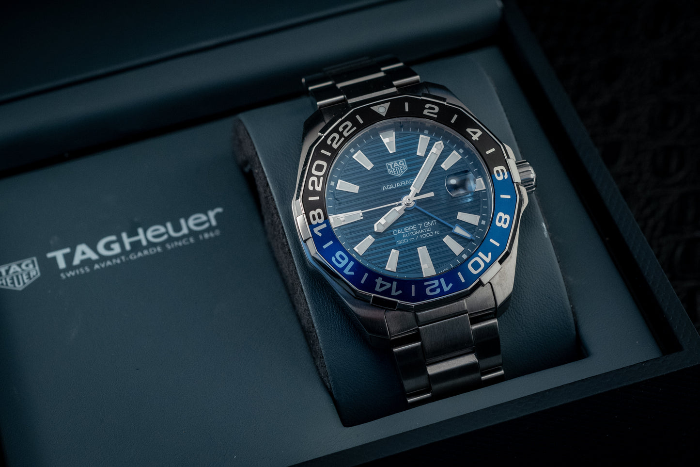 TAG Heuer 2023 Aquaracer 43MM Batman Box And Papers Ref WAY201T.BA0927