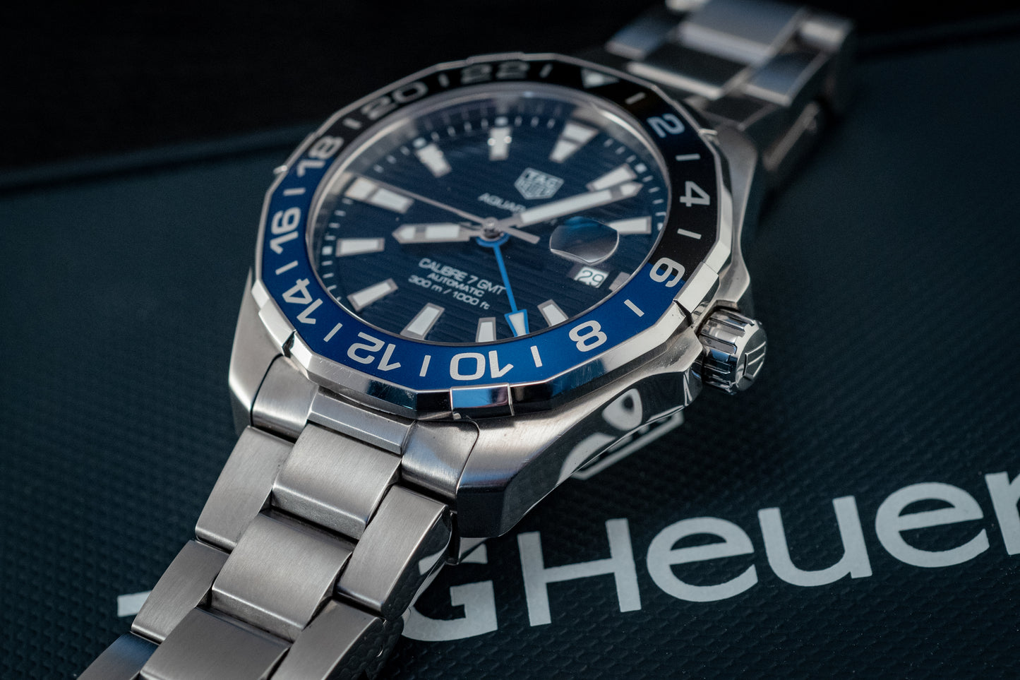 TAG Heuer 2023 Aquaracer 43MM Batman Box And Papers Ref WAY201T.BA0927
