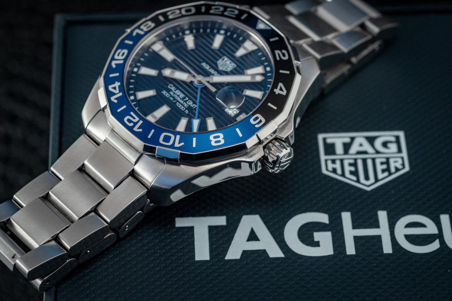 TAG Heuer 2023 Aquaracer 43MM Batman Box And Papers Ref WAY201T.BA0927