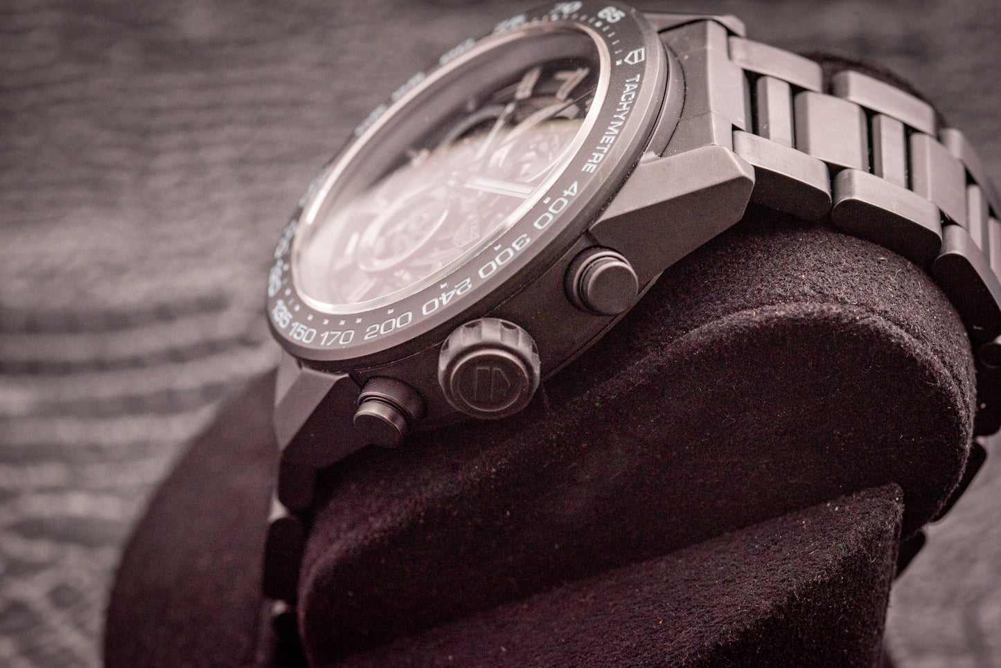 Tag HEUER Carrera Calibre HEUER 01 Ceramic Bracelet 45mm Skeleton Box And Papers Ref CAR2A91