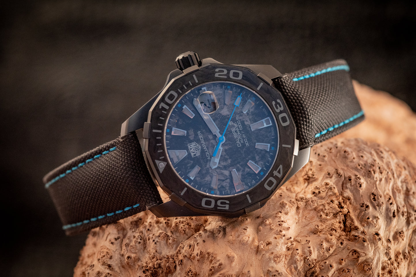 TAG Heuer Aquaracer Carbon Titanium Ref WBD218C.FC6447 Box And Papers