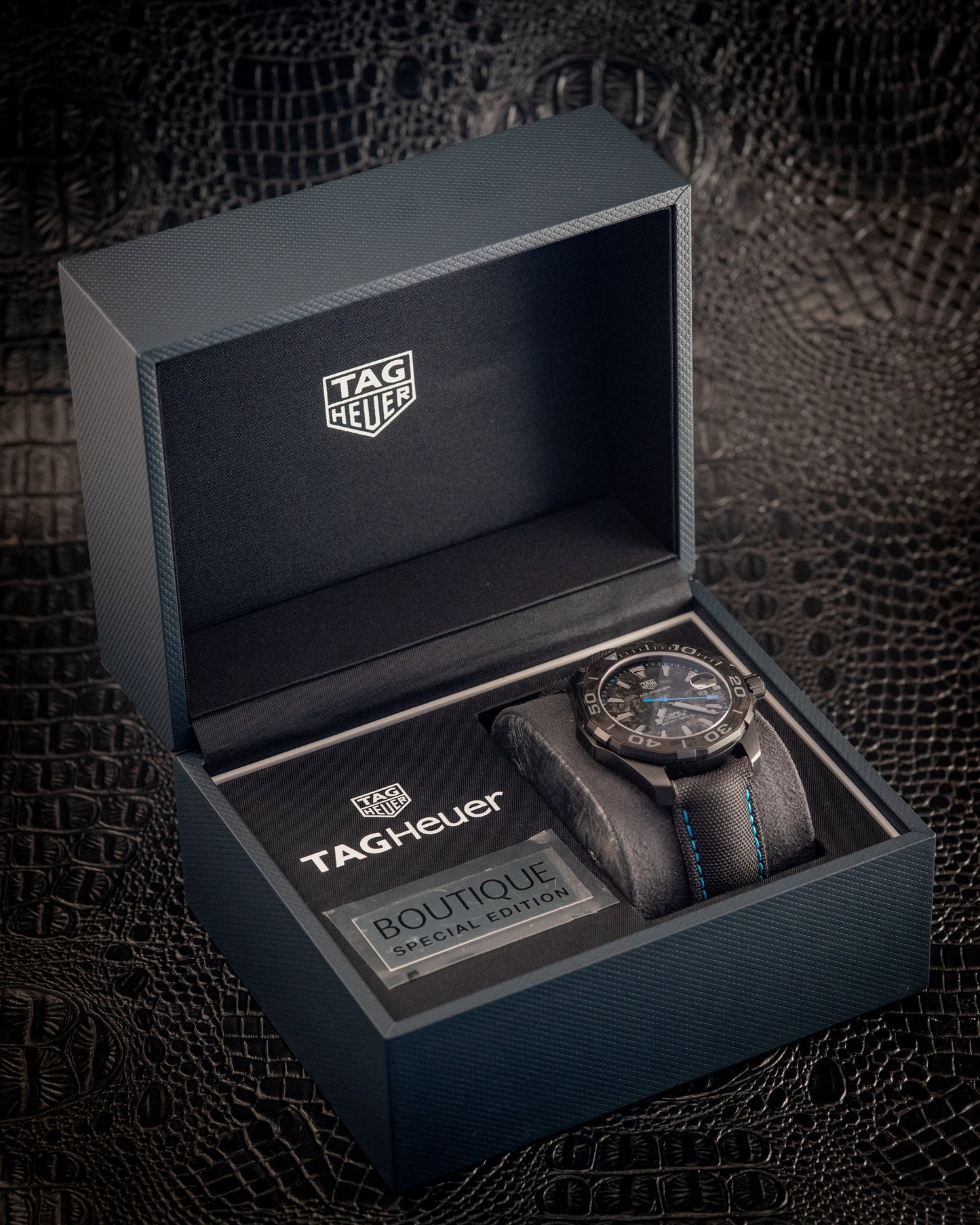 TAG Heuer Aquaracer Carbon Titanium Ref WBD218C.FC6447 Box And Papers