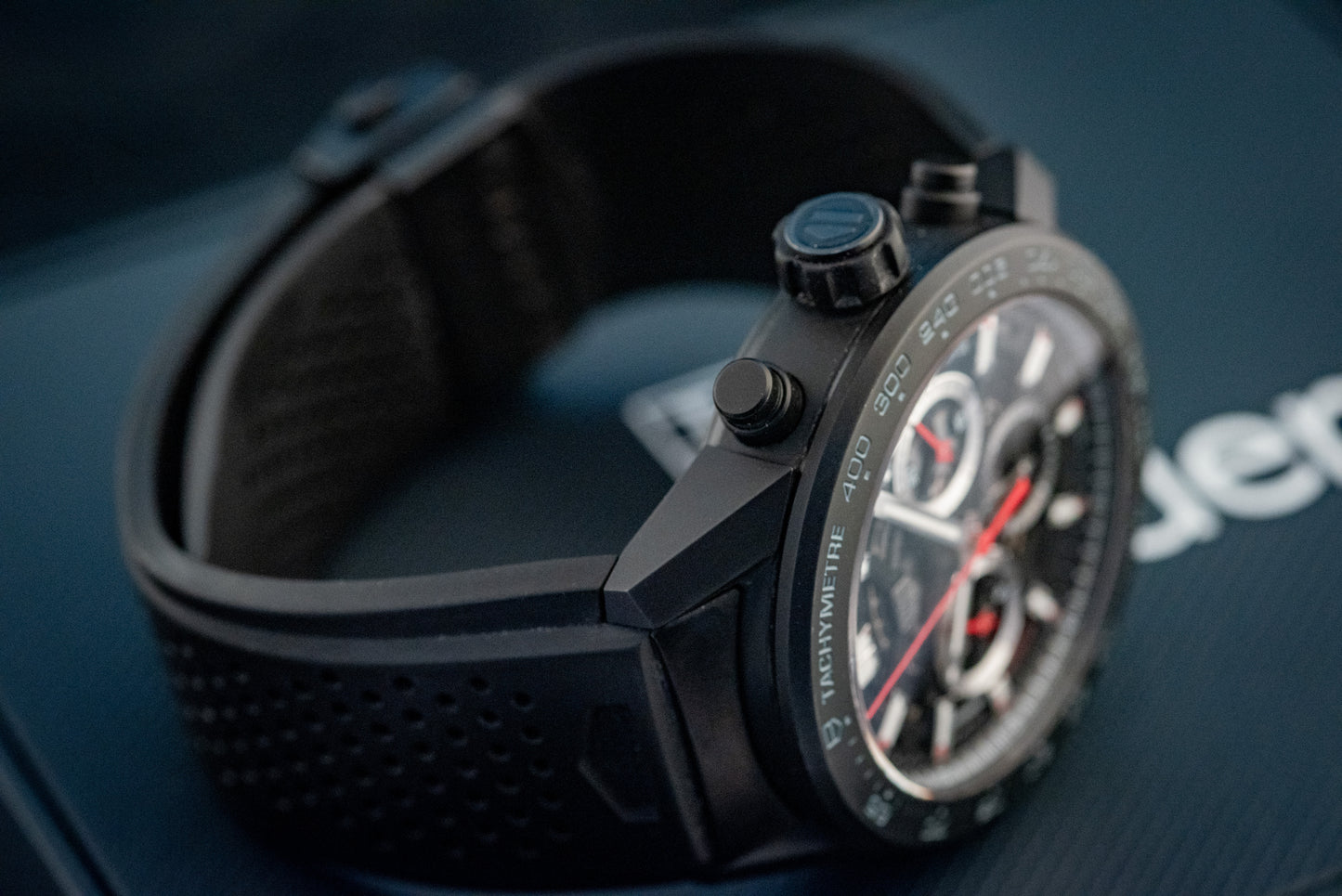 TAG Heuer Carrera Caliber Heuer 02 Chronograph CBG2A90.FT6173 Box And Papers Original Purchase Receipt