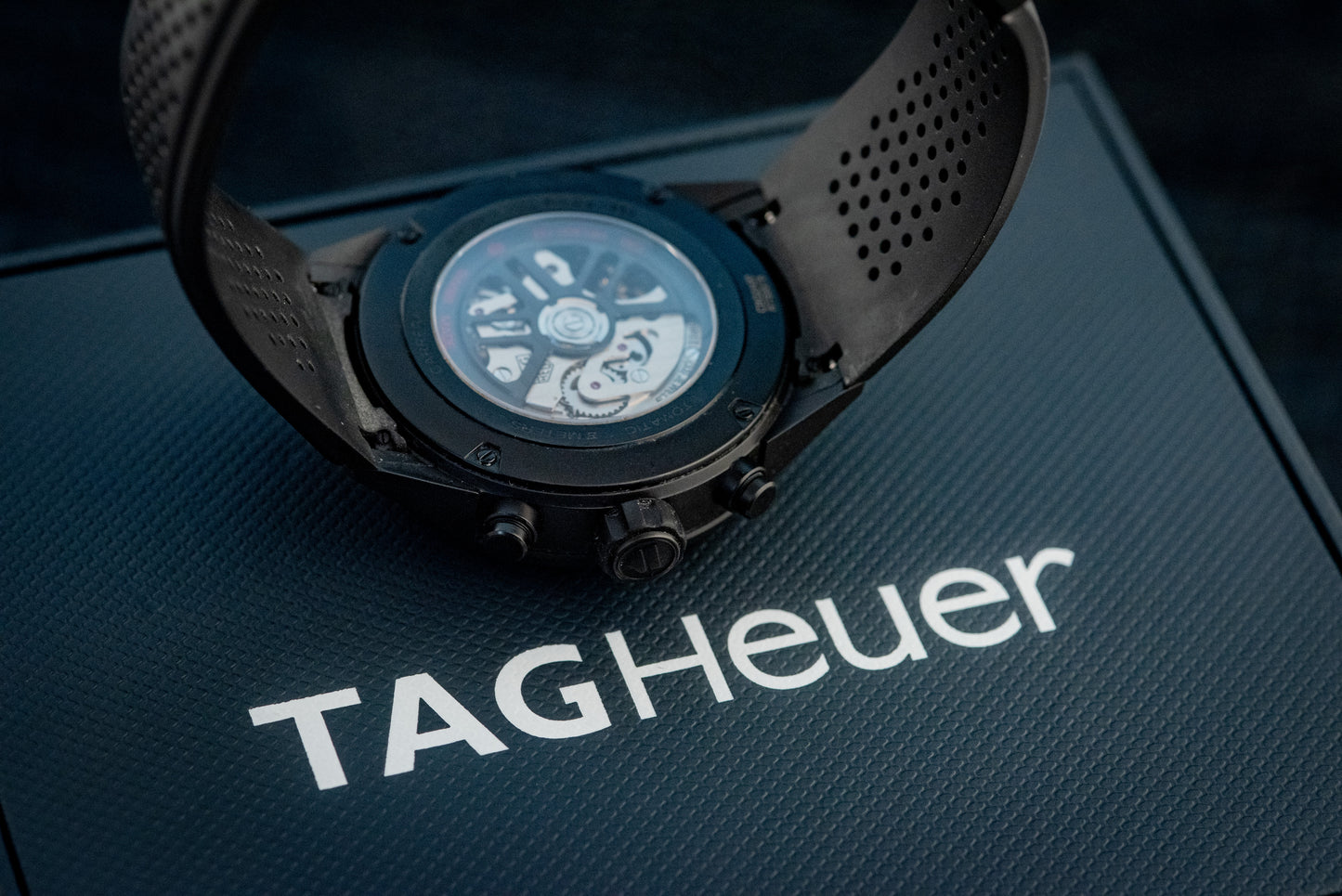TAG Heuer Carrera Caliber Heuer 02 Chronograph CBG2A90.FT6173 Box And Papers Original Purchase Receipt