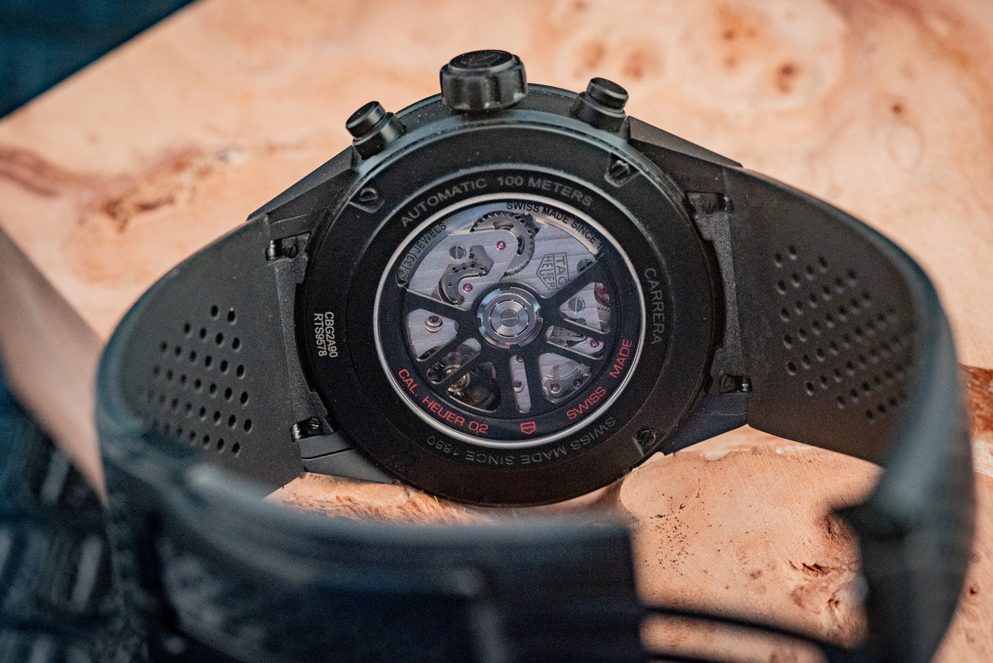 TAG Heuer Carrera Caliber Heuer 02 Chronograph CBG2A90.FT6173 Box And Papers Original Purchase Receipt