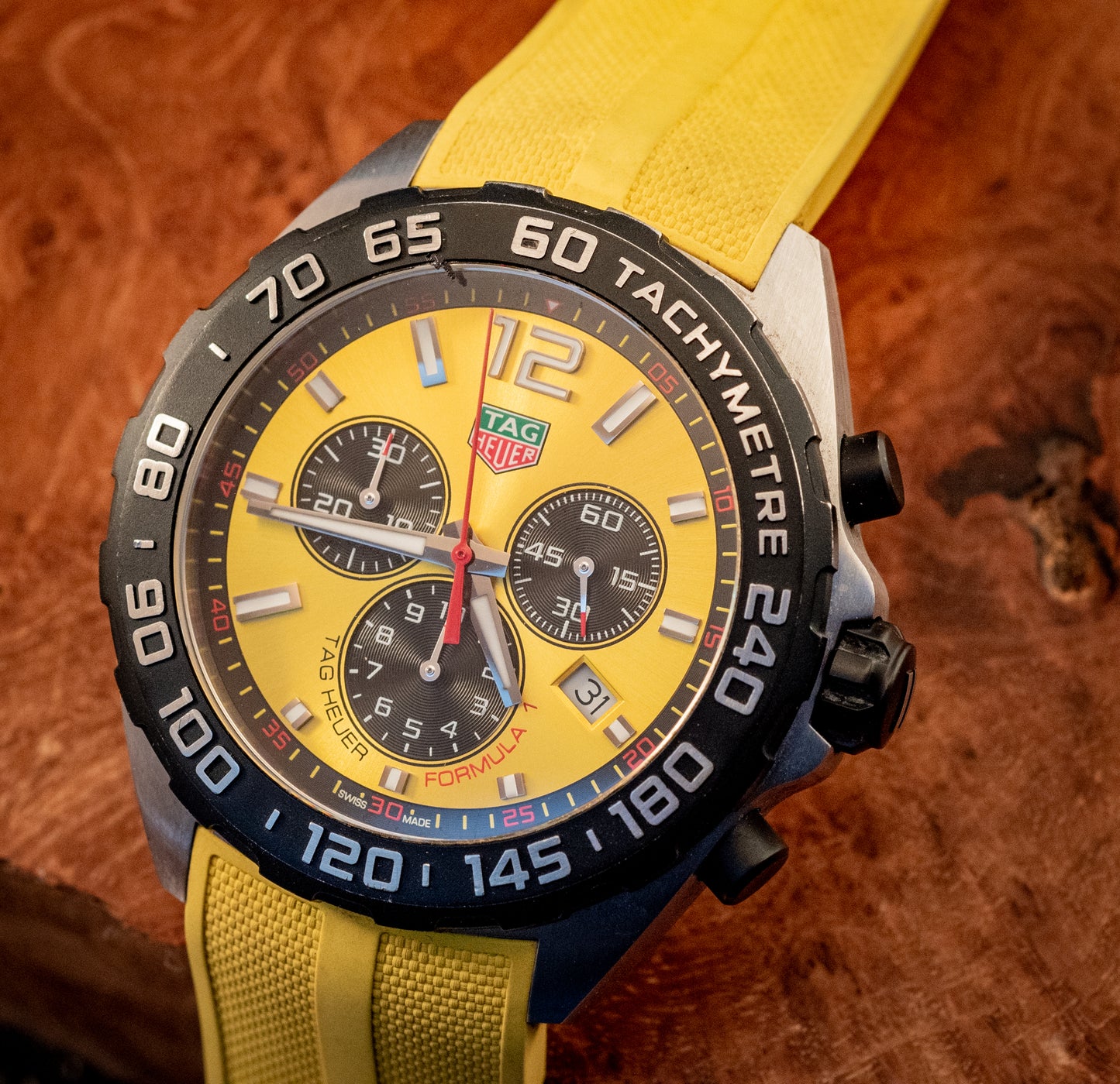 TAG Heuer Formula 1 2022 Box And Papers Purchase Receipt Yellow Ref CAZ101AM.FT8054