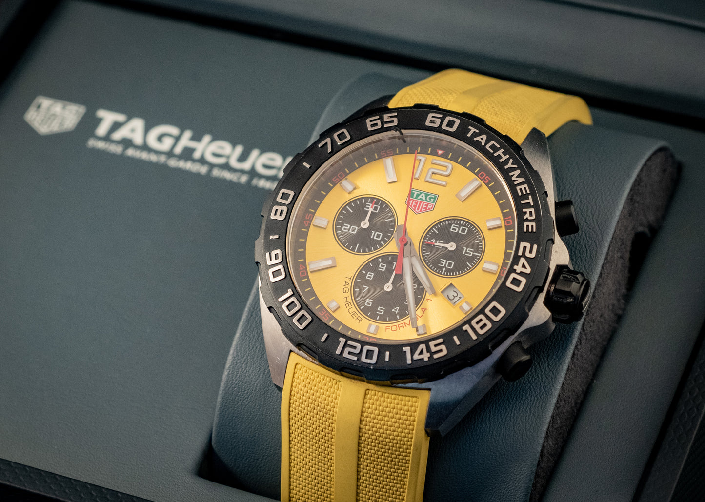 TAG Heuer Formula 1 2022 Box And Papers Purchase Receipt Yellow Ref CAZ101AM.FT8054
