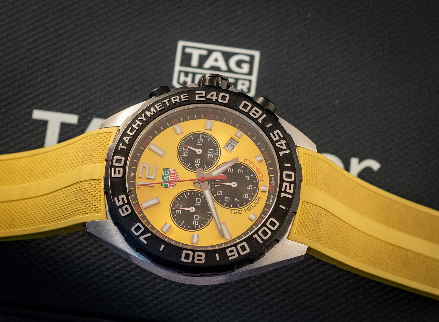 TAG Heuer Formula 1 2022 Box And Papers Purchase Receipt Yellow Ref CAZ101AM.FT8054