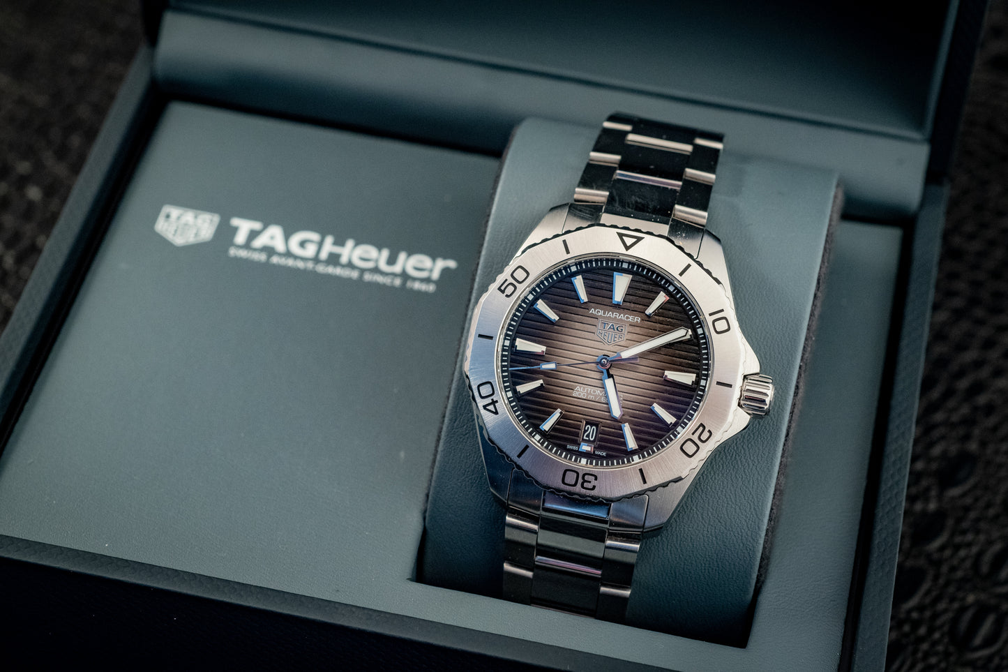 TAG Heuer 2024 Aqauracer Professional 200 Date Box And Papers Ref WBP2110.BA0627