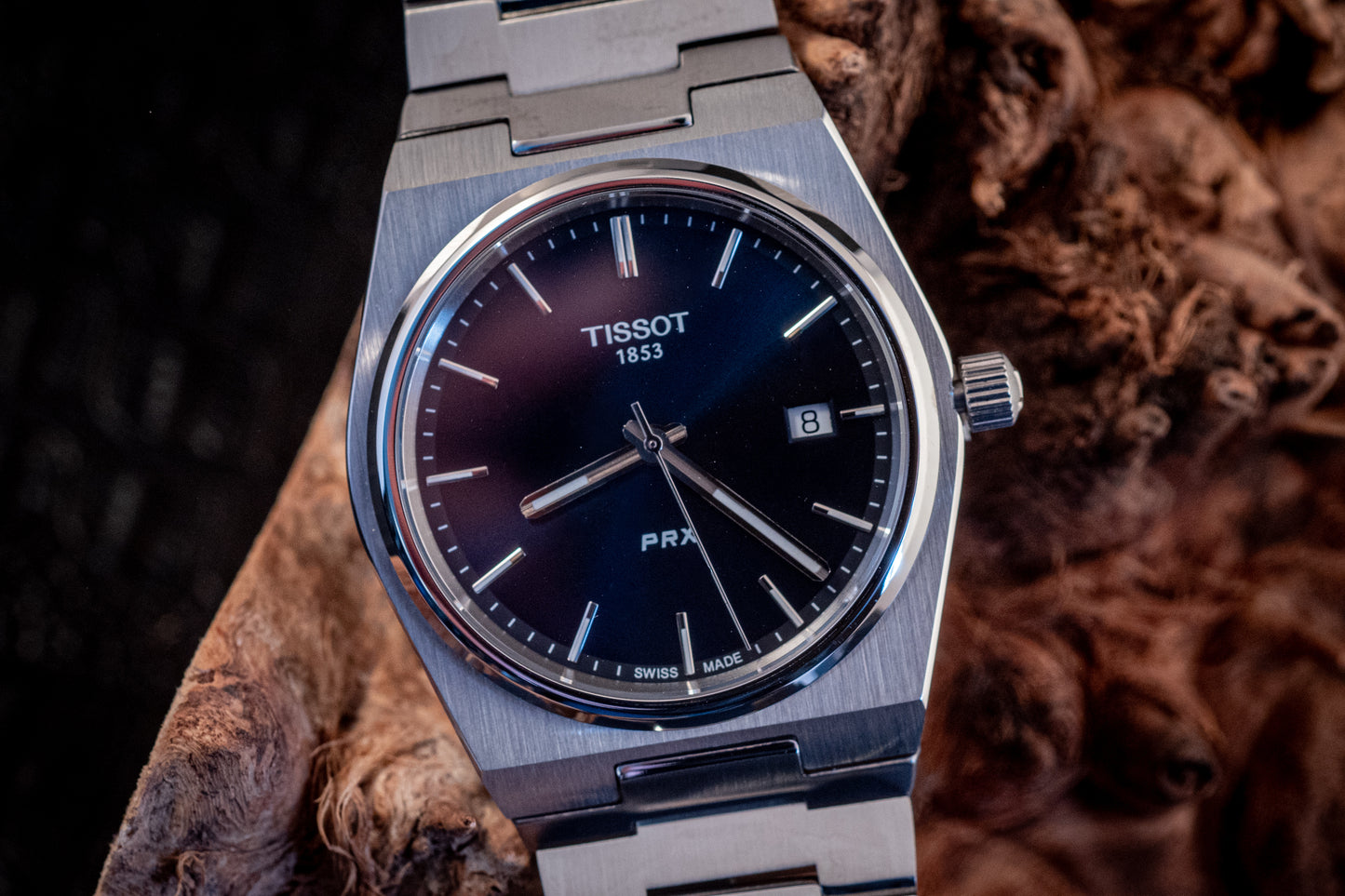 Tissot BRAND NEW PRX T-Classic Blue 40MM Box And Papers Ref T1374101104100