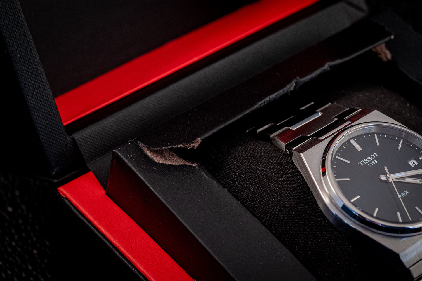 Tissot BRAND NEW PRX T-Classic Blue 40MM Box And Papers Ref T1374101104100