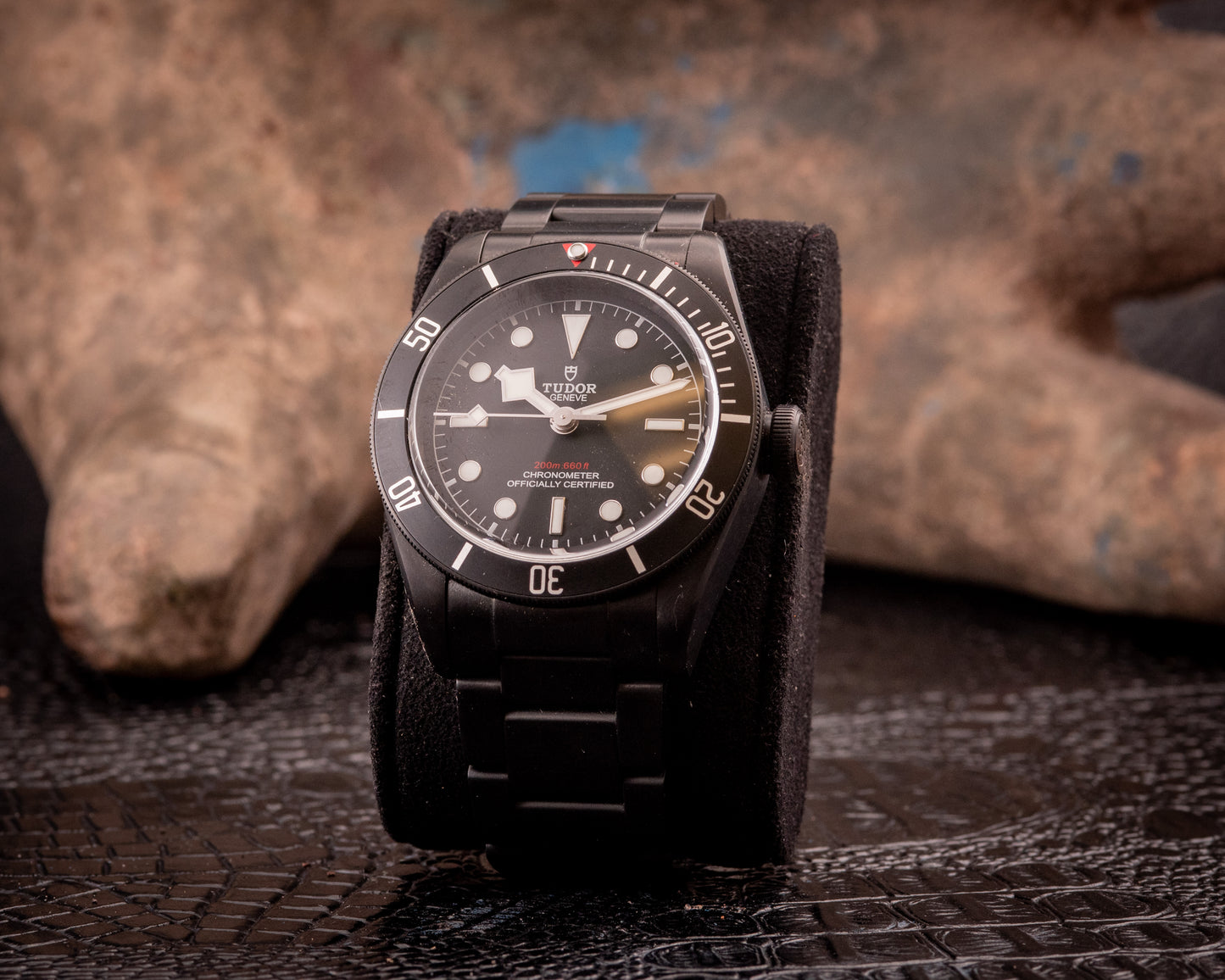 Tudor Tudor Black Bay 41 PVD Black Dial Auto 41mm Ref M79230DK Box And Papers