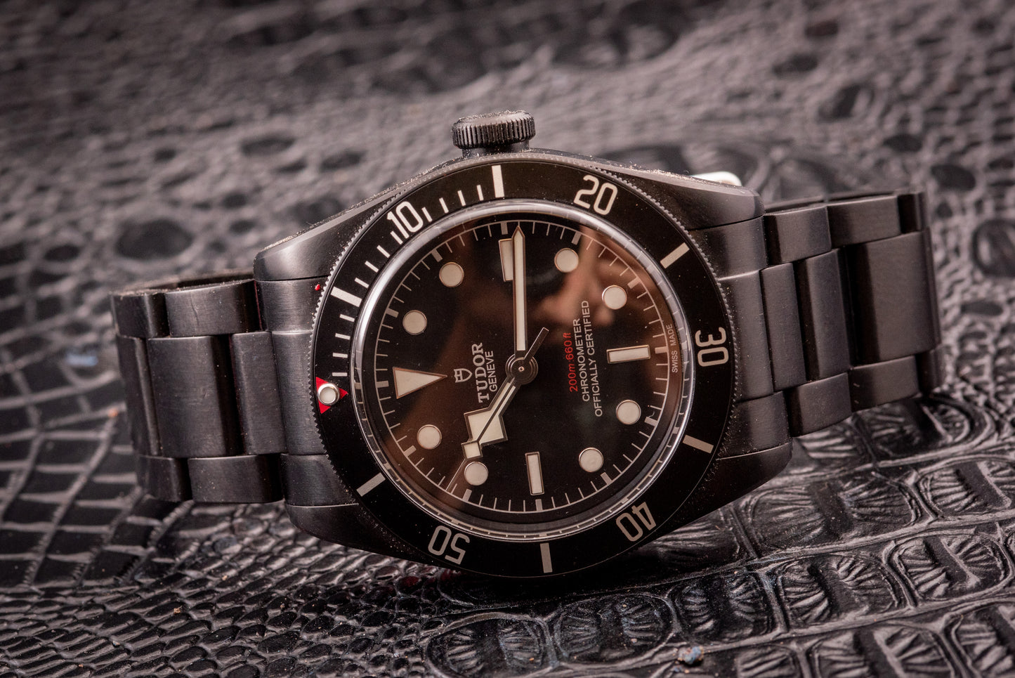 Tudor Tudor Black Bay 41 PVD Black Dial Auto 41mm Ref M79230DK Box And Papers