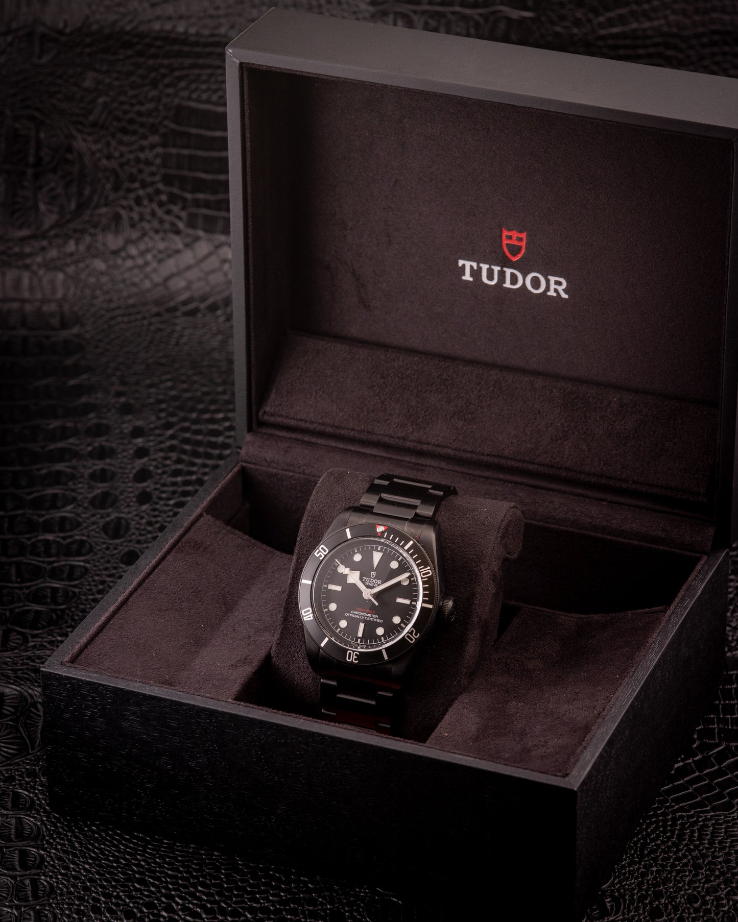 Tudor Tudor Black Bay 41 PVD Black Dial Auto 41mm Ref M79230DK Box And Papers