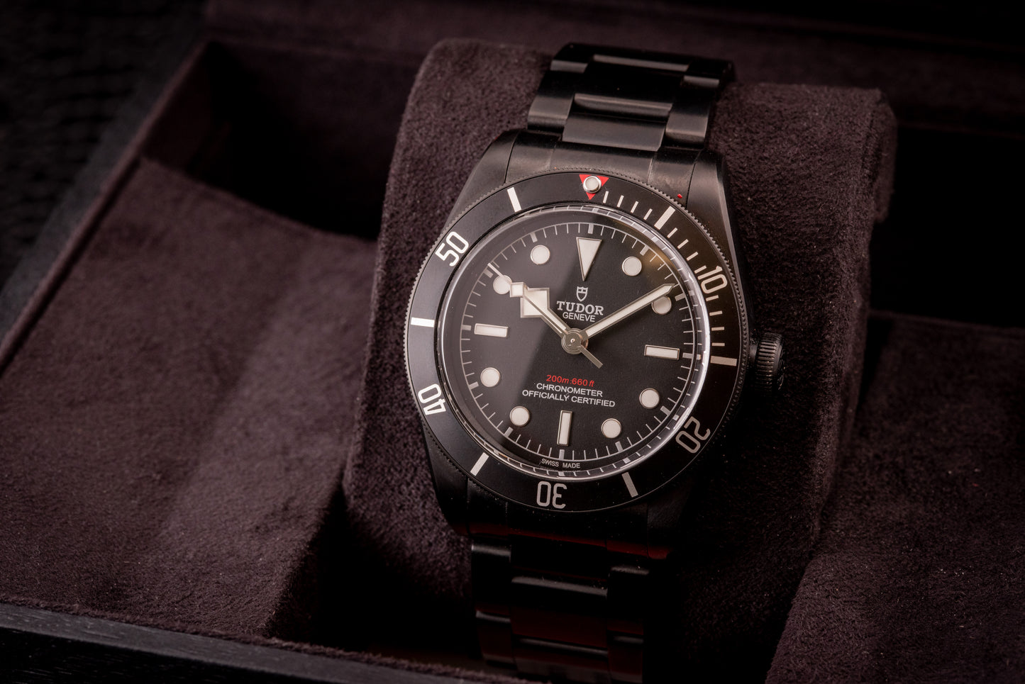Tudor Tudor Black Bay 41 PVD Black Dial Auto 41mm Ref M79230DK Box And Papers