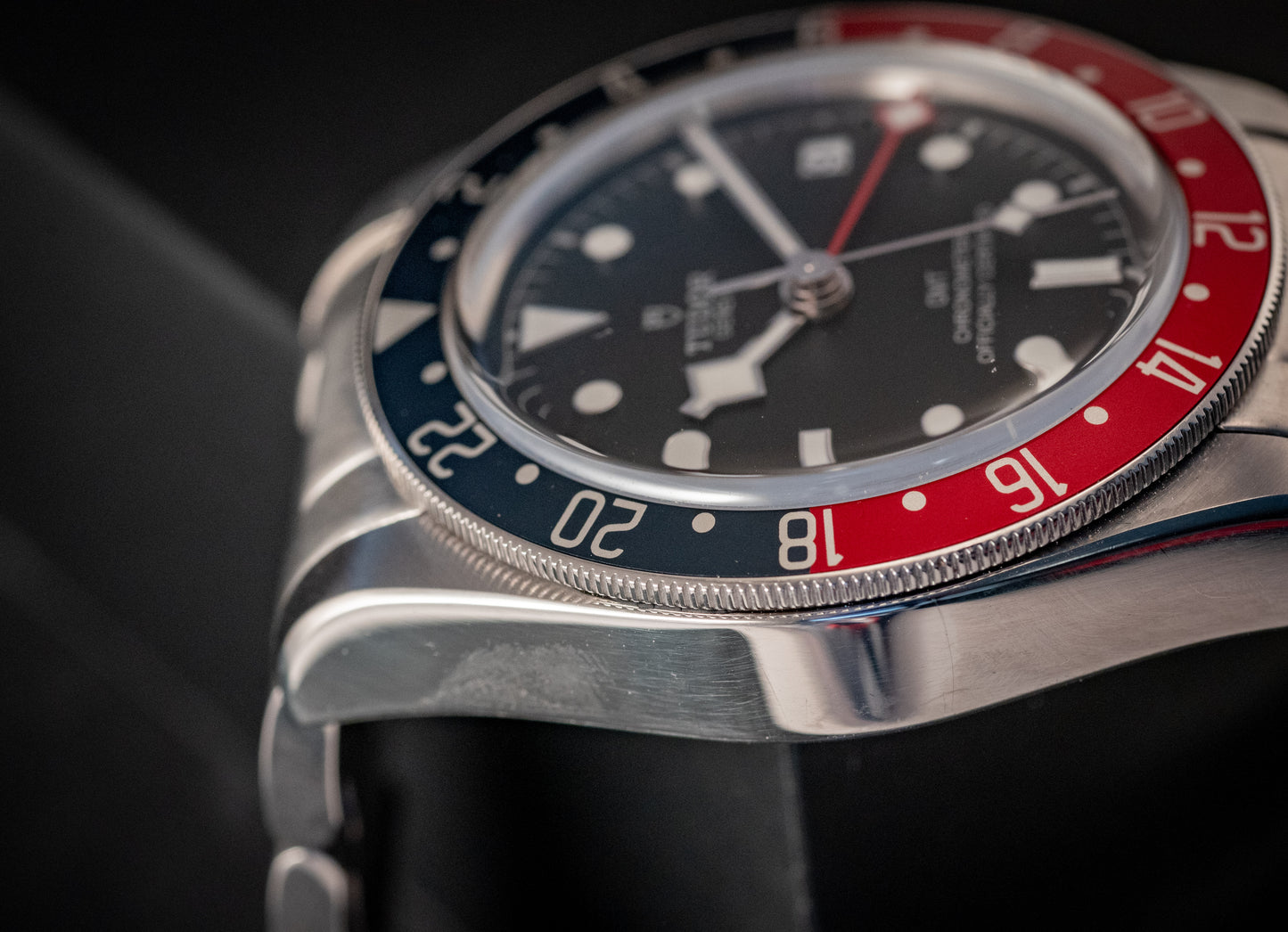 Tudor Black Bay GMT Pepsi 3 Straps Box And Papers Ref 79830RB