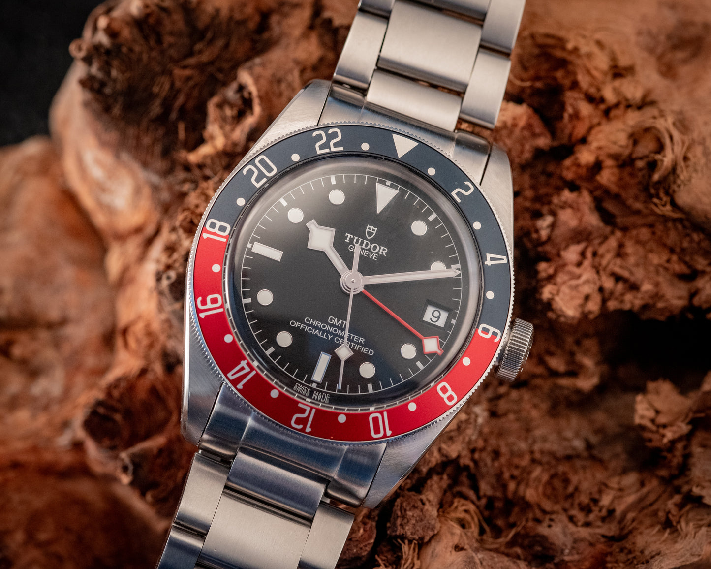 Tudor Black Bay GMT Pepsi 3 Straps Box And Papers Ref 79830RB