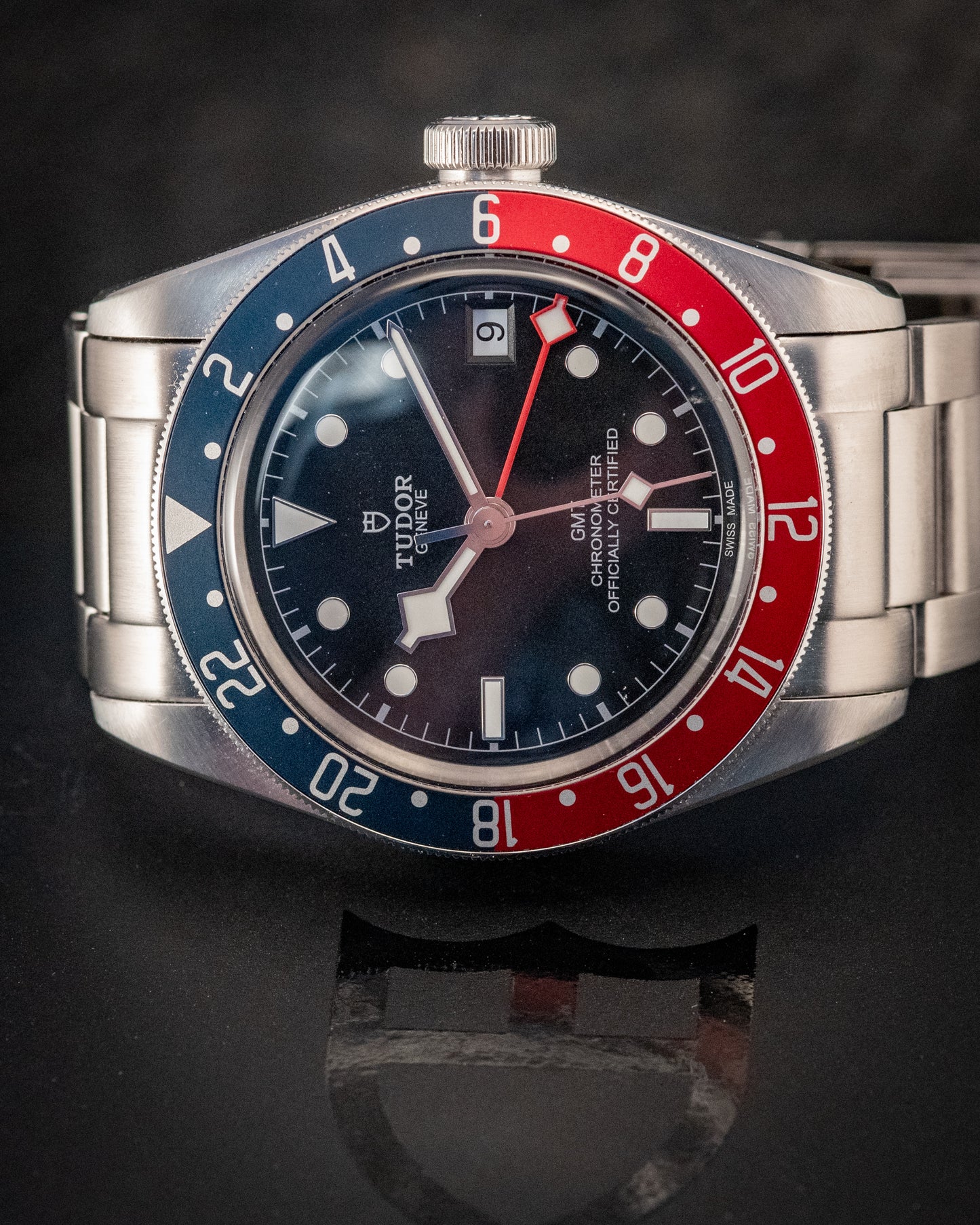 Tudor Black Bay GMT Pepsi 3 Straps Box And Papers Ref 79830RB