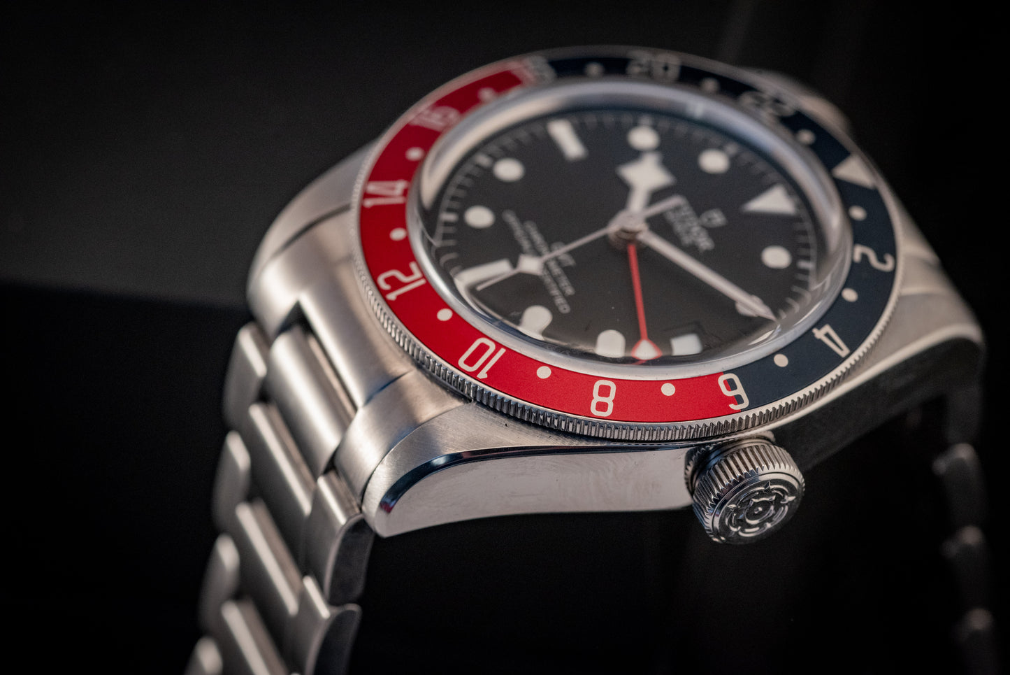 Tudor Black Bay GMT Pepsi 3 Straps Box And Papers Ref 79830RB
