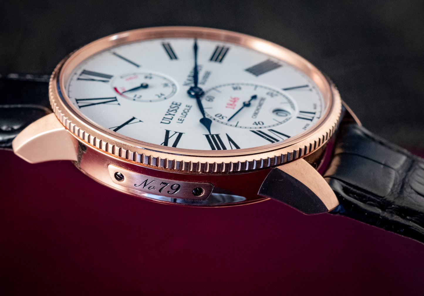 Ulysse Nardin Marine Torpilleur Rose Gold 42mm Rose Gold Box And Papers Ref 1182-310/40