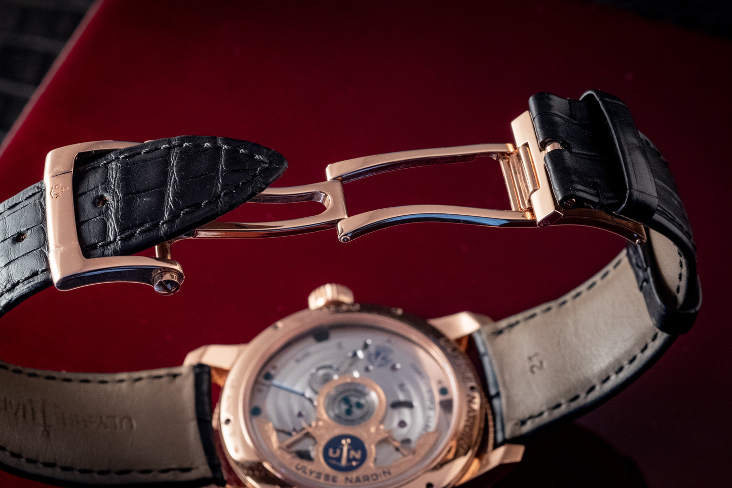 Ulysse Nardin Marine Torpilleur Rose Gold 42mm Rose Gold Box And Papers Ref 1182-310/40
