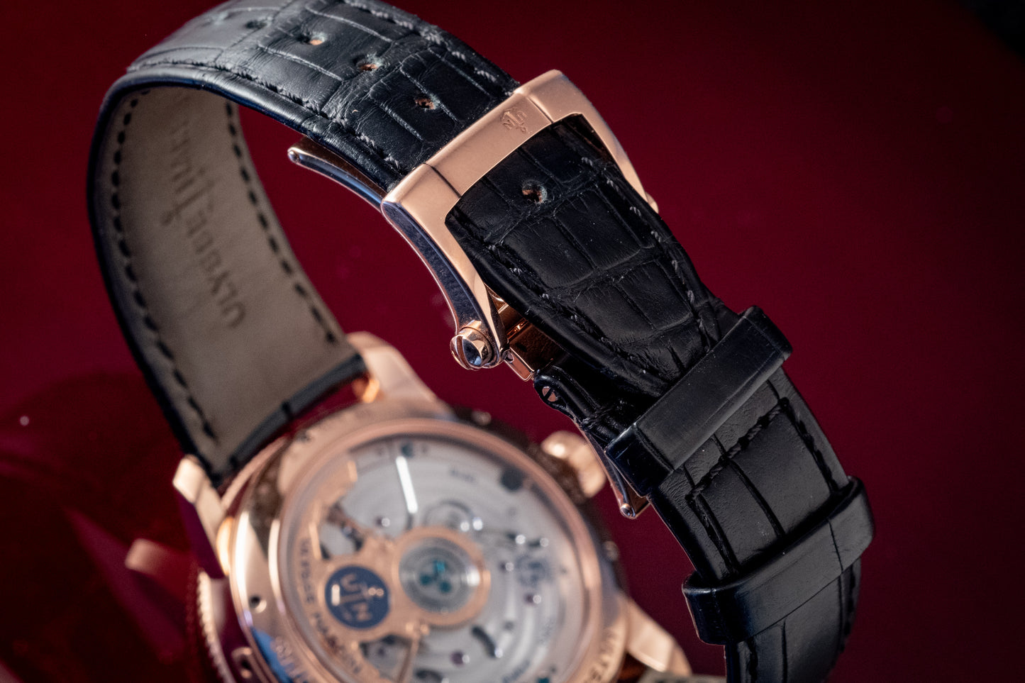 Ulysse Nardin Marine Torpilleur Rose Gold 42mm Rose Gold Box And Papers Ref 1182-310/40