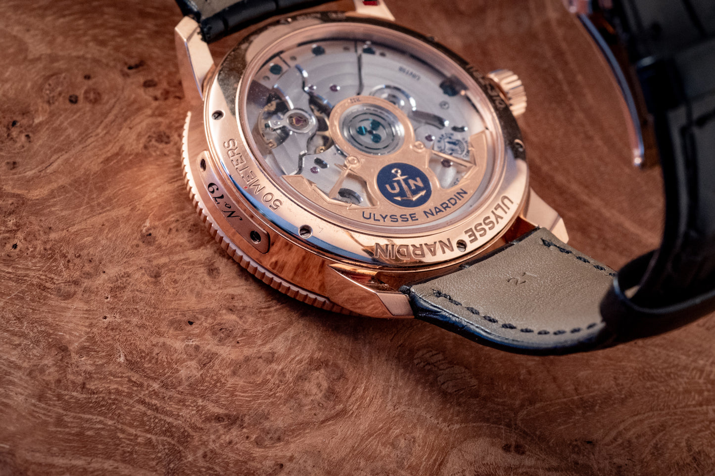 Ulysse Nardin Marine Torpilleur Rose Gold 42mm Rose Gold Box And Papers Ref 1182-310/40