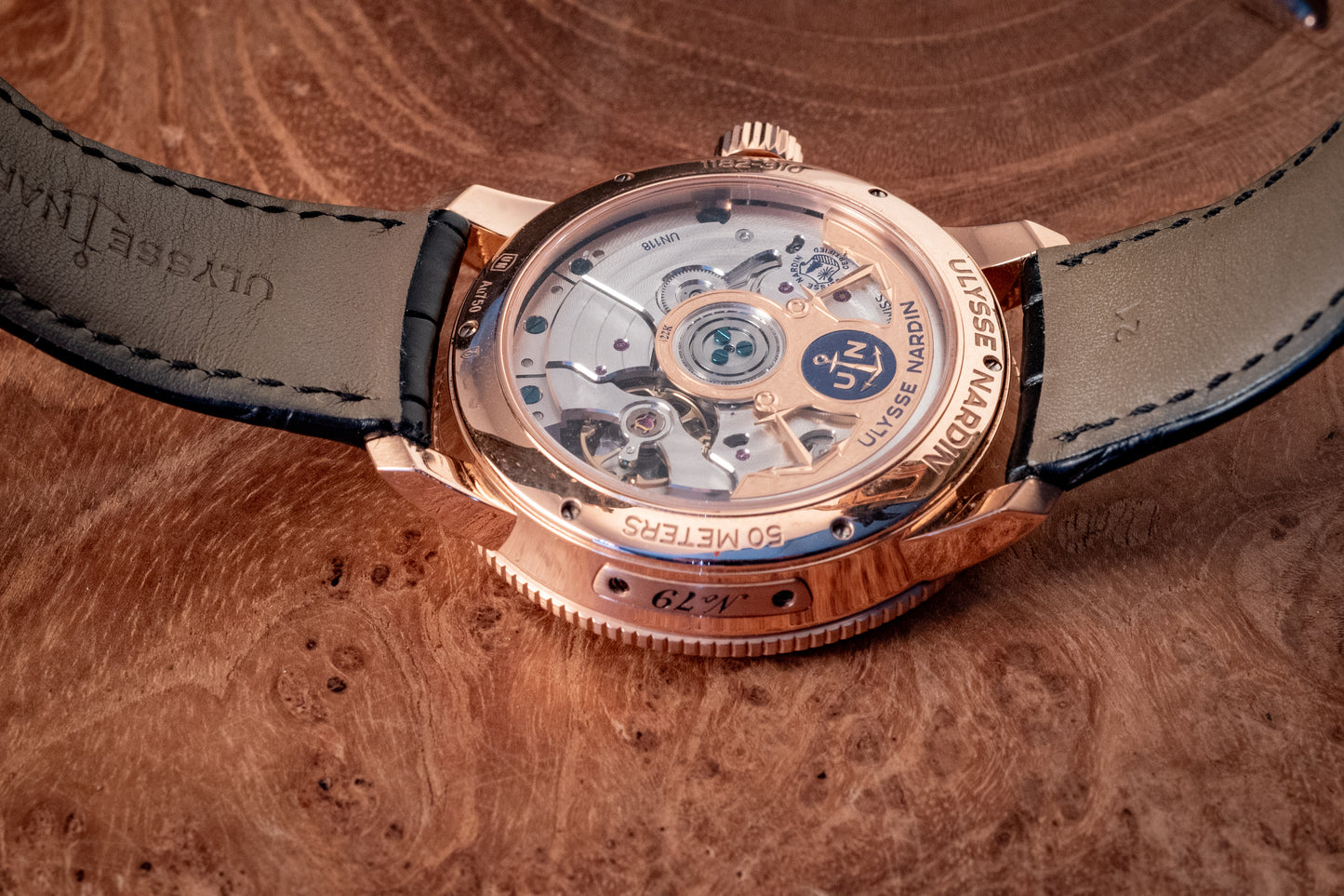 Ulysse Nardin Marine Torpilleur Rose Gold 42mm Rose Gold Box And Papers Ref 1182-310/40
