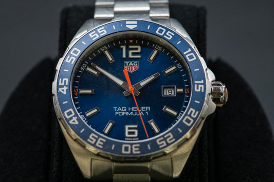 TAG Heuer FORMULA 1 WAZ1010 BAJ6982 Blue Quartz With Box