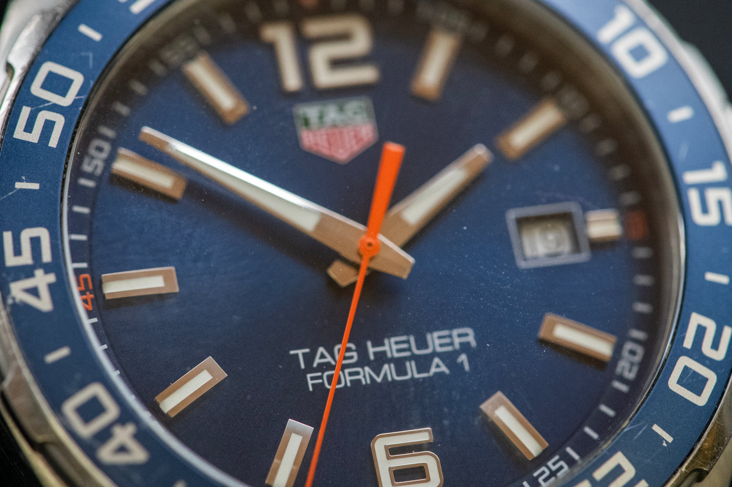 TAG Heuer FORMULA 1 WAZ1010 BAJ6982 Blue Quartz With Box