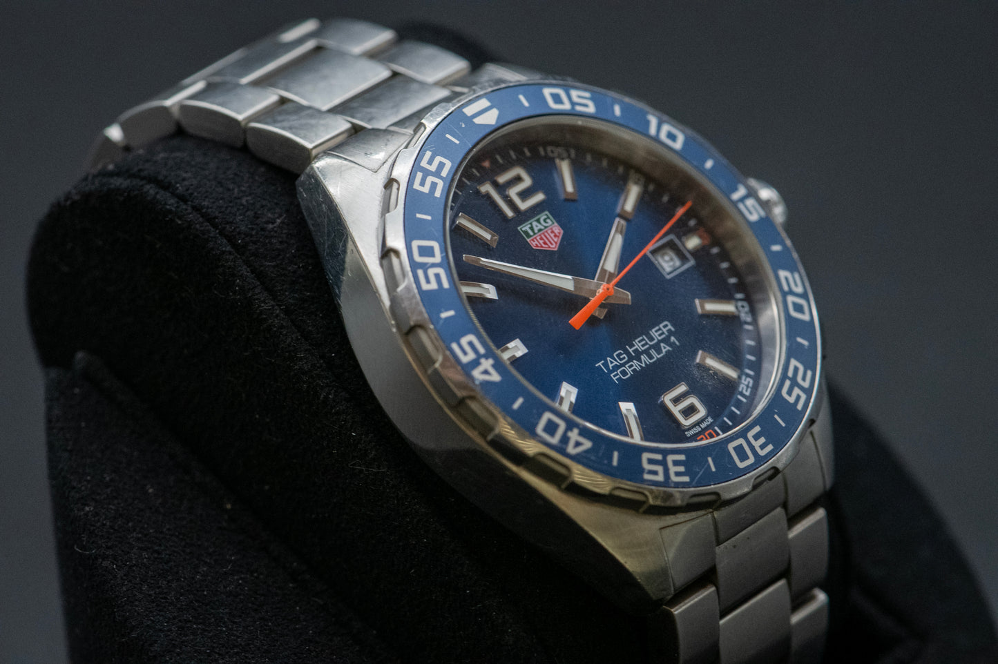 TAG Heuer FORMULA 1 WAZ1010 BAJ6982 Blue Quartz With Box