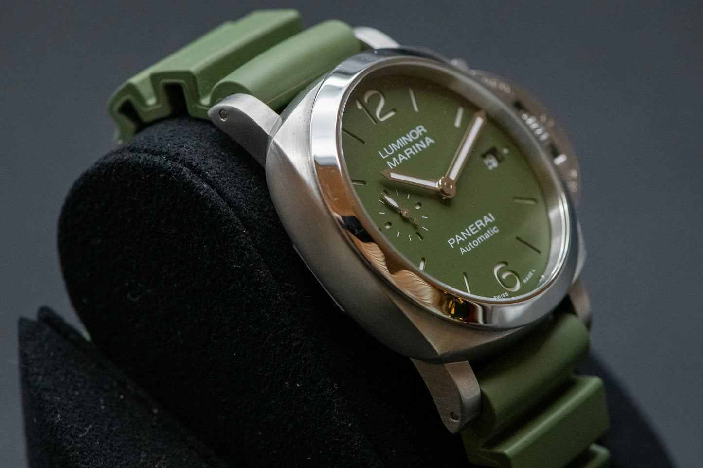 Panerai Luminor Quaranta Verde Militare 40mm Limited Ed Pam01304