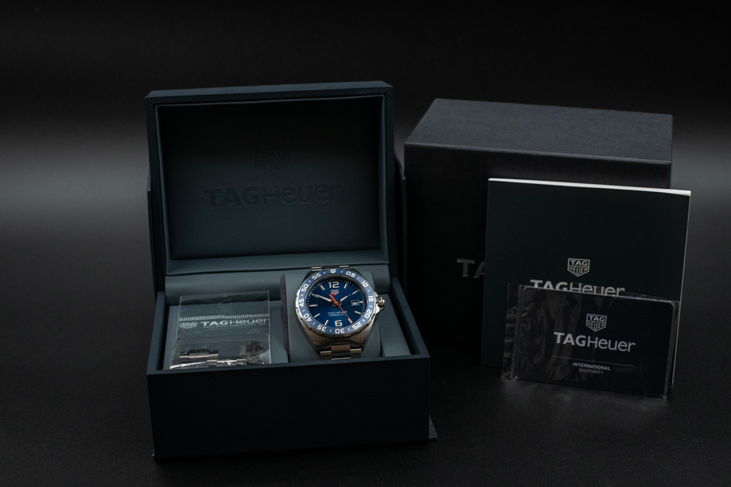 TAG Heuer FORMULA 1 WAZ1010 BAJ6982 Blue Quartz With Box