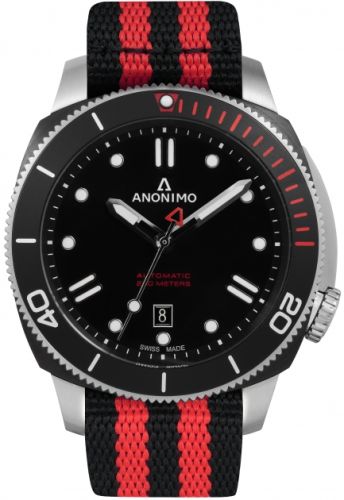 Anonimo Nautilo Automatic Stainless Steel / DLC / Black / NATO : Ref Number AM-1002.01.001.A11
