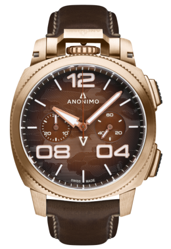 Anonimo Militare Automatic Bronze / Brown Camouflage / Leather : Ref Number AM-1123.01.001.A04