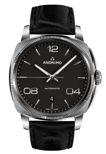 Anonimo Epurato Automatic Stainless Steel / Anthracite / Leather : Ref Number AM-4000.01.101.W11