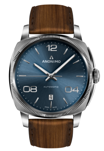 Anonimo Epurato Automatic Stainless Steel / Blue / Leather : Ref Number AM-4000.01.103.W22