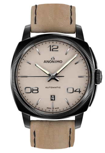 Anonimo Epurato Automatic Stainless Steel / DLC / Sand / Leather : Ref Number AM-4000.02.229.K19
