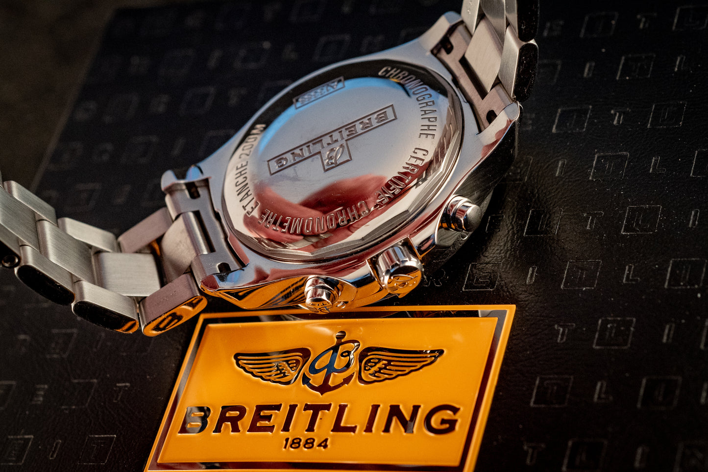 Breitling Colt Automatic Chronograph Box And Papers Extra Strap Ref A13388