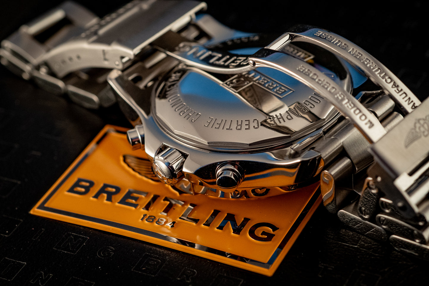 Breitling Colt Automatic Chronograph Box And Papers Extra Strap Ref A13388