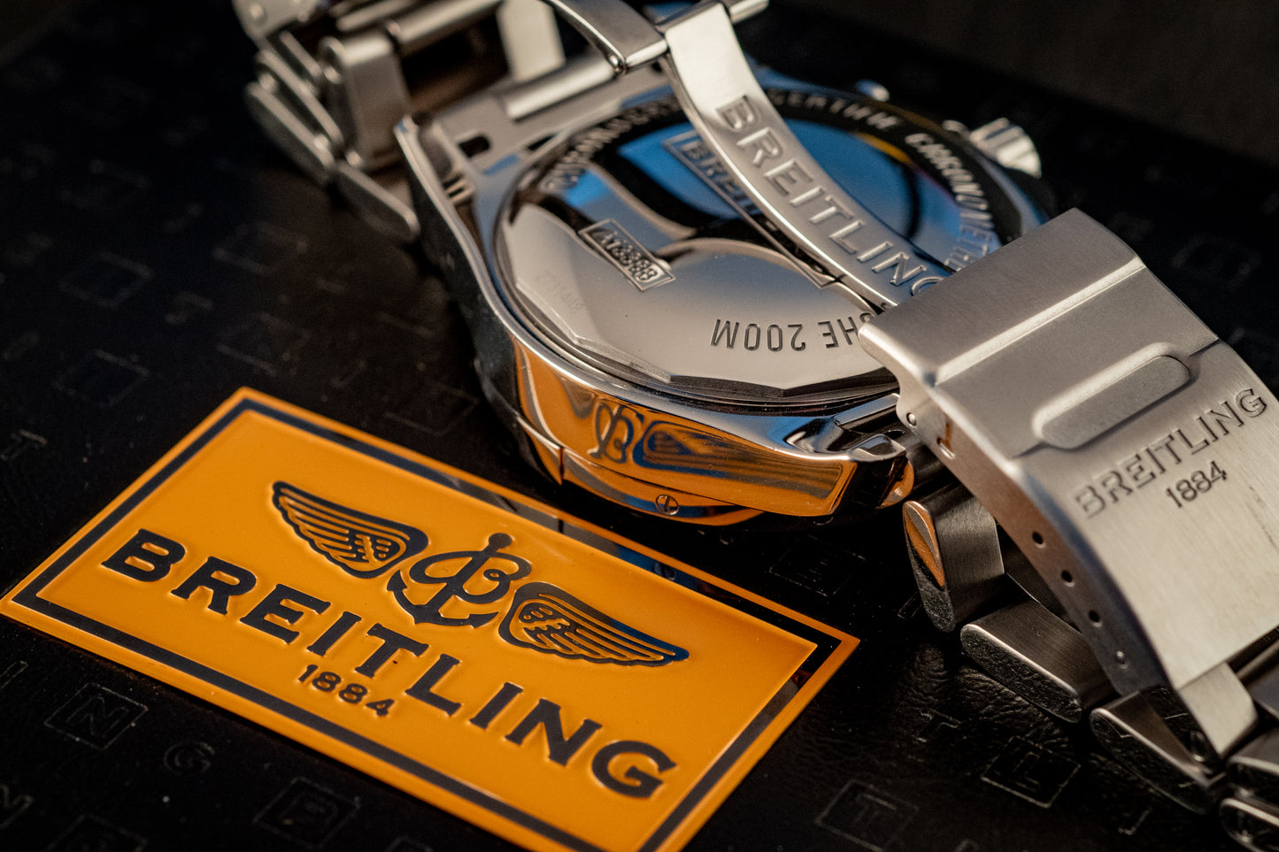 Breitling Colt Automatic Chronograph Box And Papers Extra Strap Ref A13388