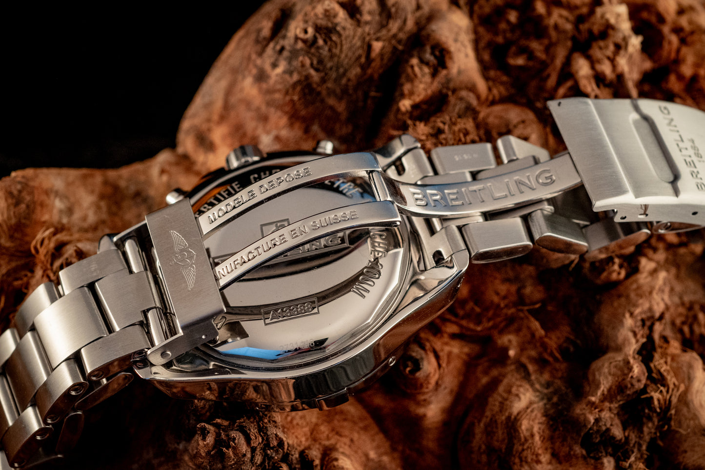 Breitling Colt Automatic Chronograph Box And Papers Extra Strap Ref A13388